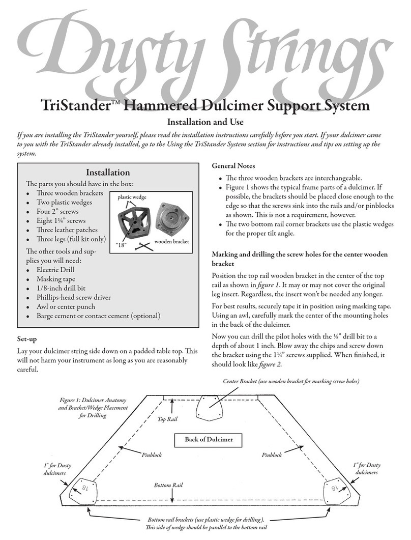 Dusty Strings TriStander Quick start guide