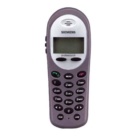 Siemens optiPoint WL1 professional Instructions for use