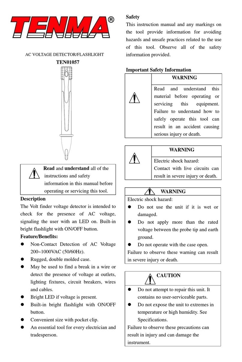 Tenma TEN01057 User manual