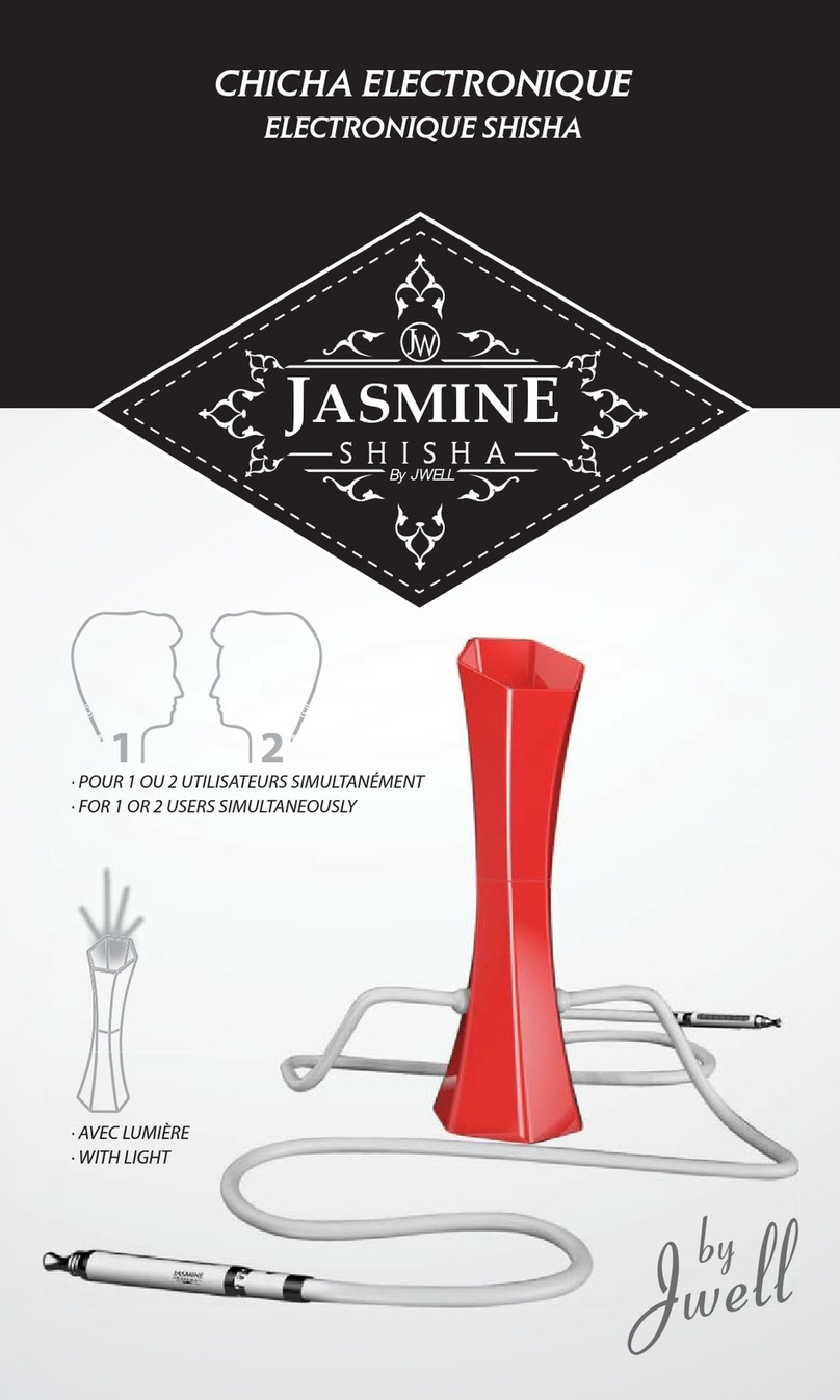 JWELL Jasmine Shisha User manual