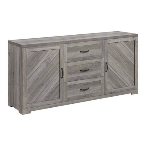 Belleze Hilo Sideboard 014-HG-41002-SB Assembly instructions