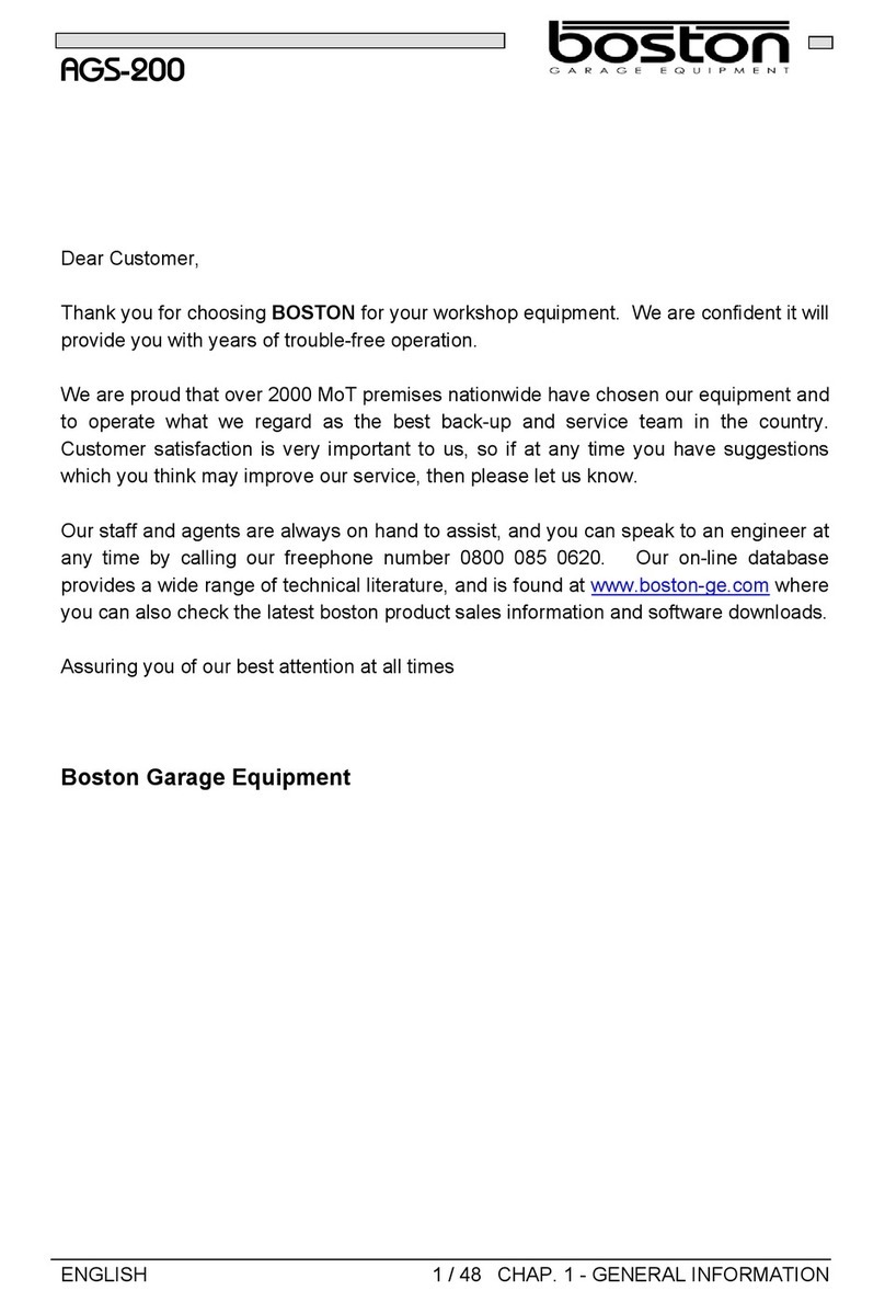 Boston AGS-200 manual
