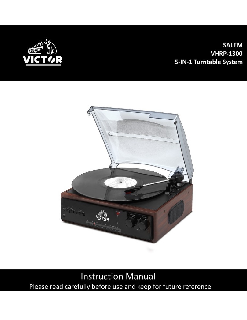 Victor SALEM VHRP-1300 instruction manual