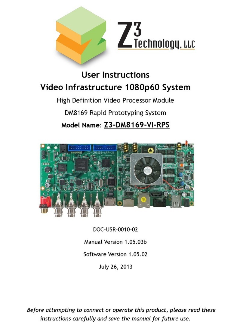 Z3 Technology Z3-DM8169-VI-RPS User instructions