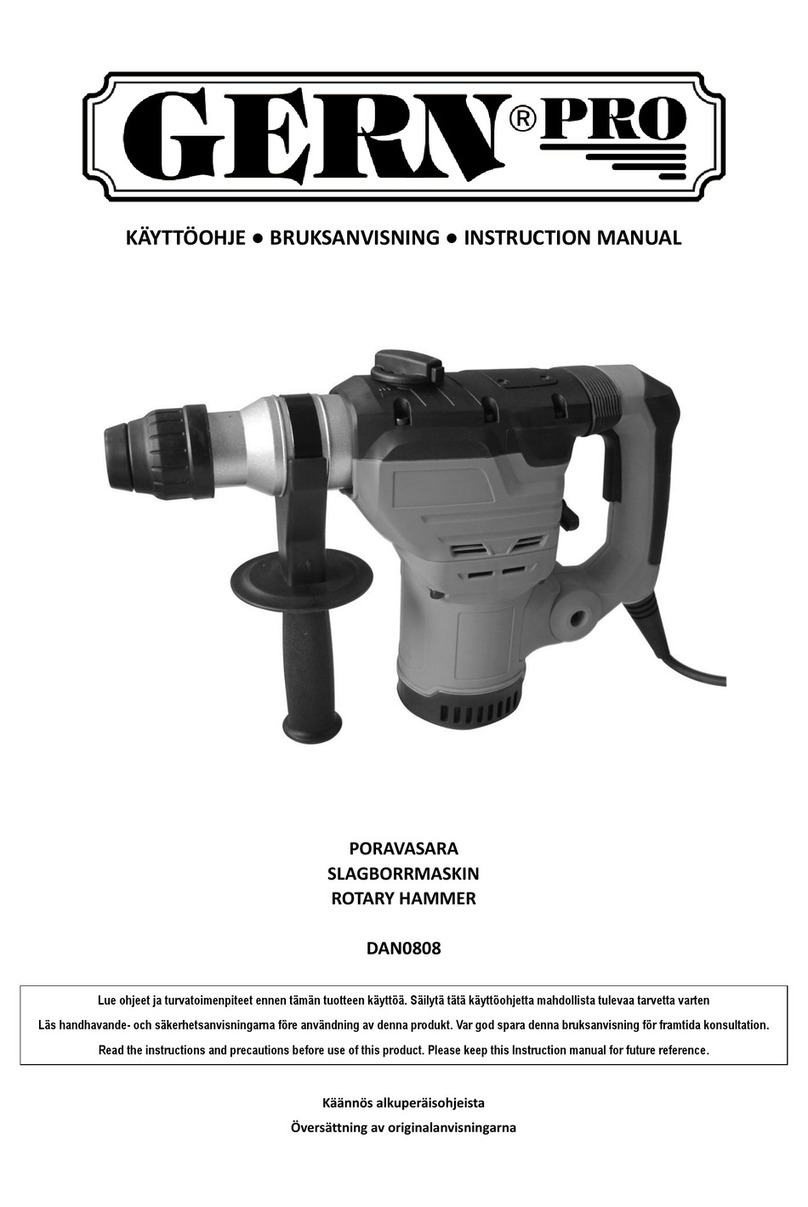 Gern Pro DAN0808 instruction manual