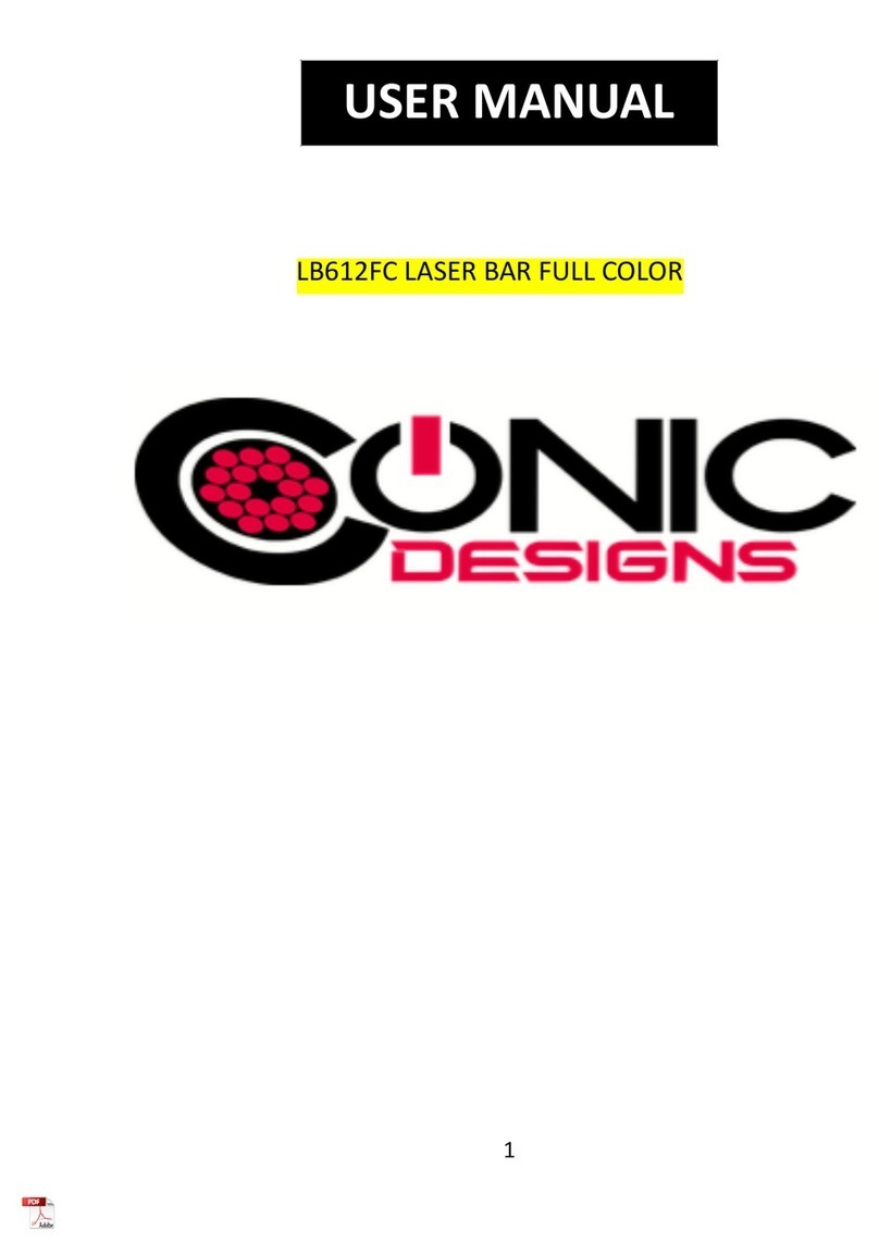 CONIC LB612FC User manual