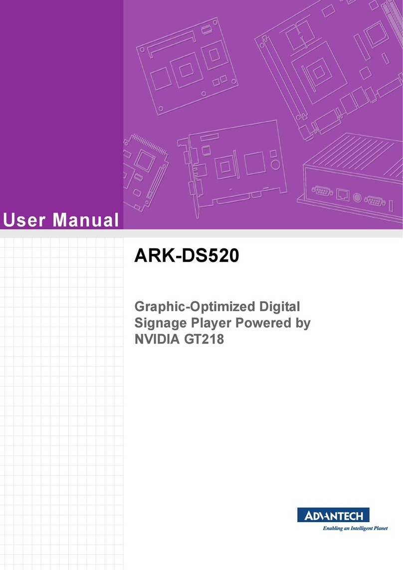 Advantech ARK-DS520 User manual Advantech ARK-DS520 User manual