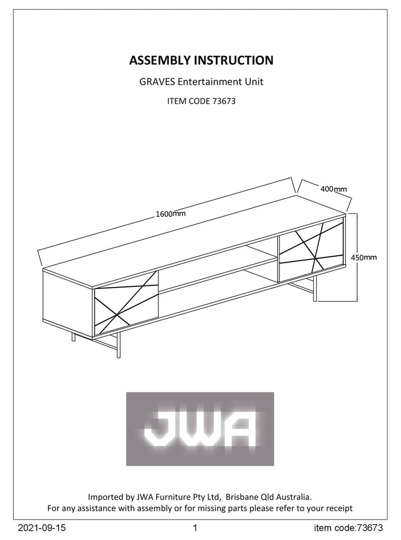 JWA GRAVES 73673 User manual JWA GRAVES 73673 User manual