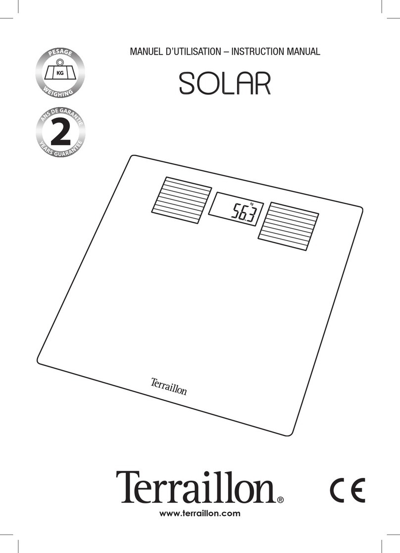 Terraillon SOLAR instruction manual