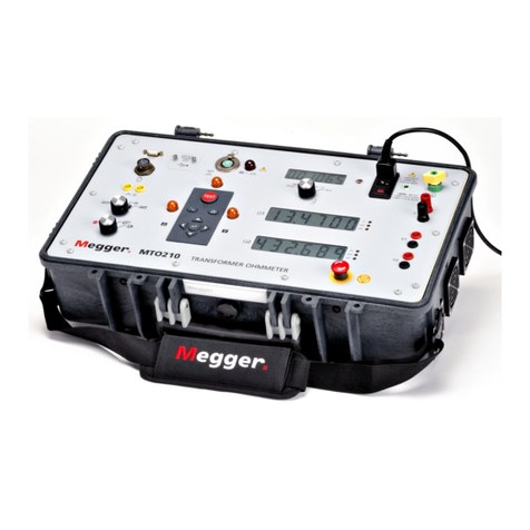 Megger MTO210 instruction manual