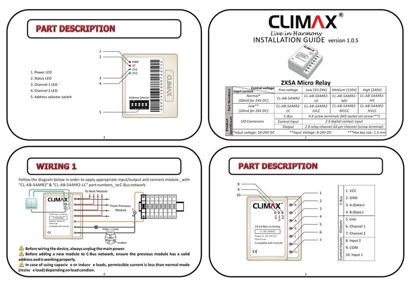 Climax CL-AB-5AMR2 installation guide