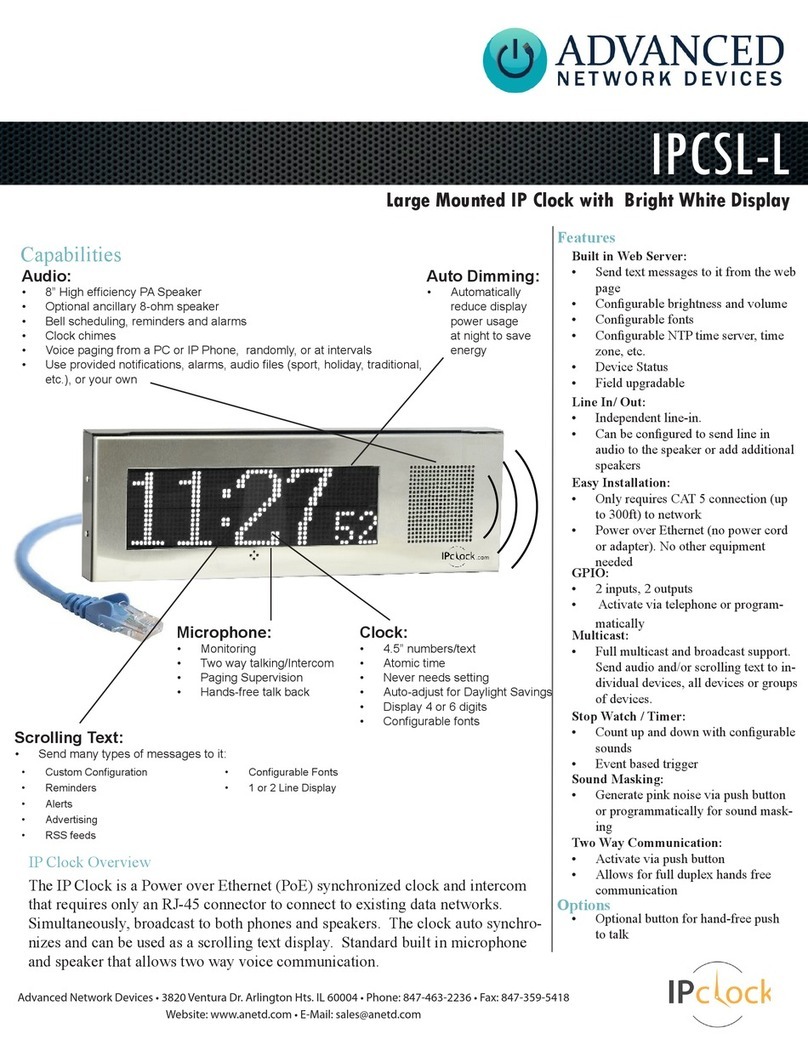 ADVANCED Network Devices IPCSL-L quick start guide