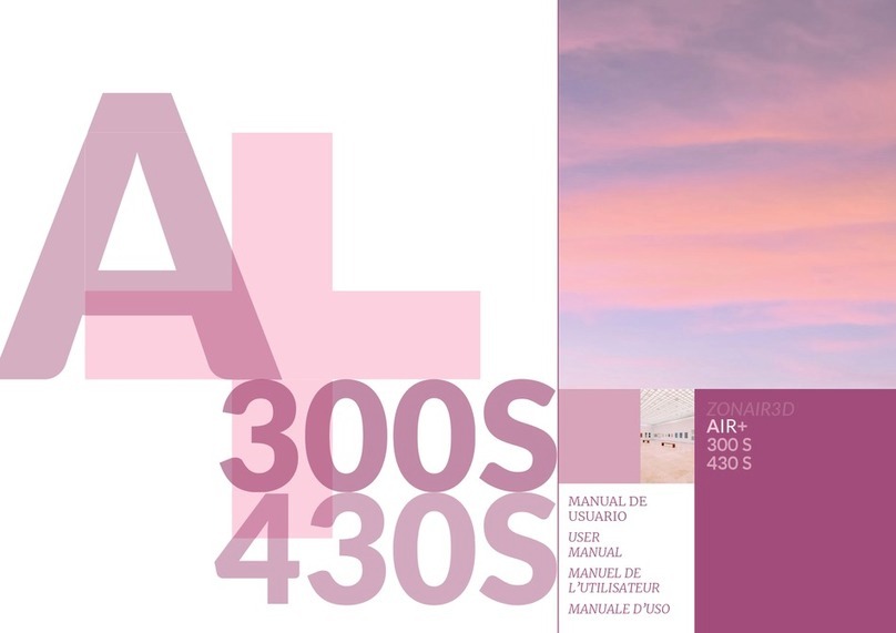 Zonair3D AIR+ 300 S User manual Zonair3D AIR+ 300 S User manual