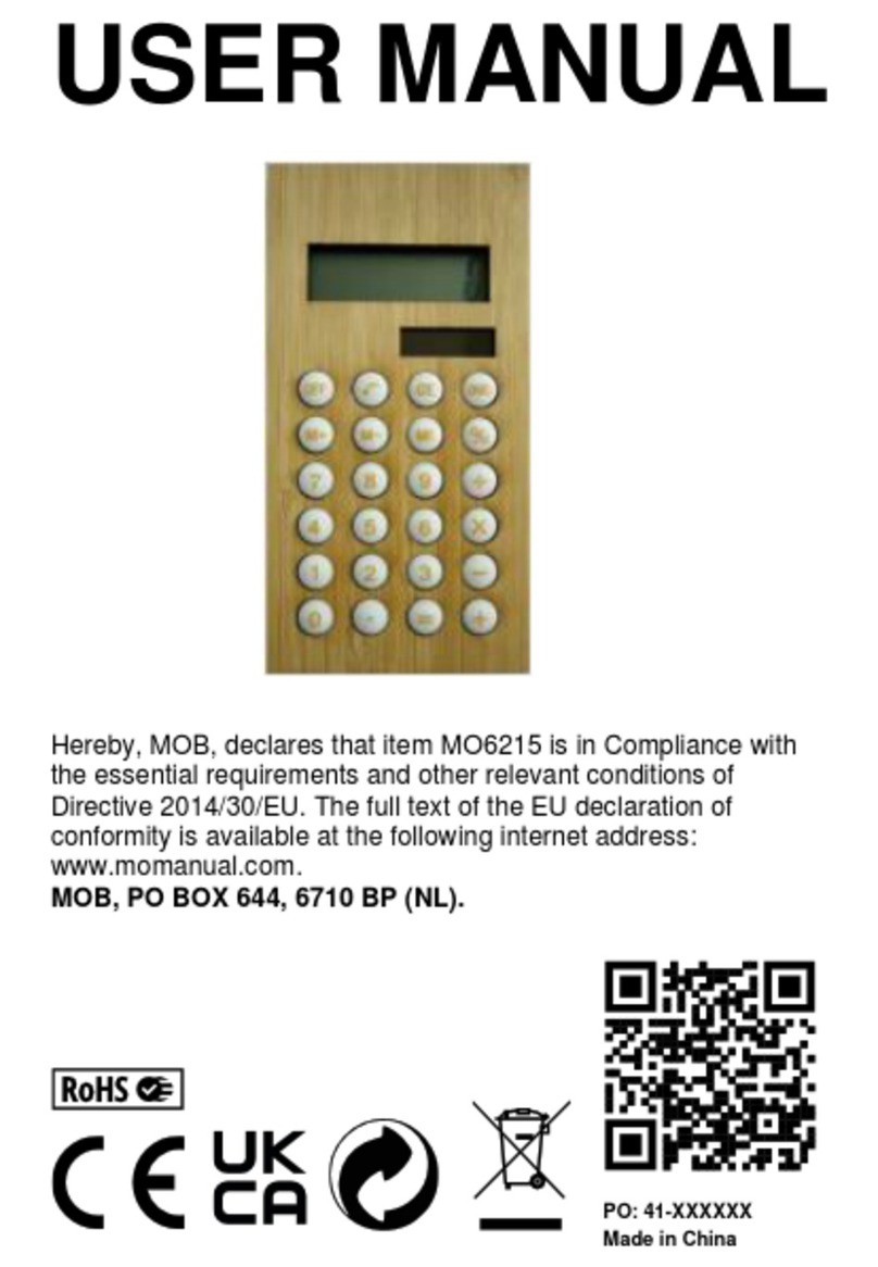 MOB MO6215 user manual