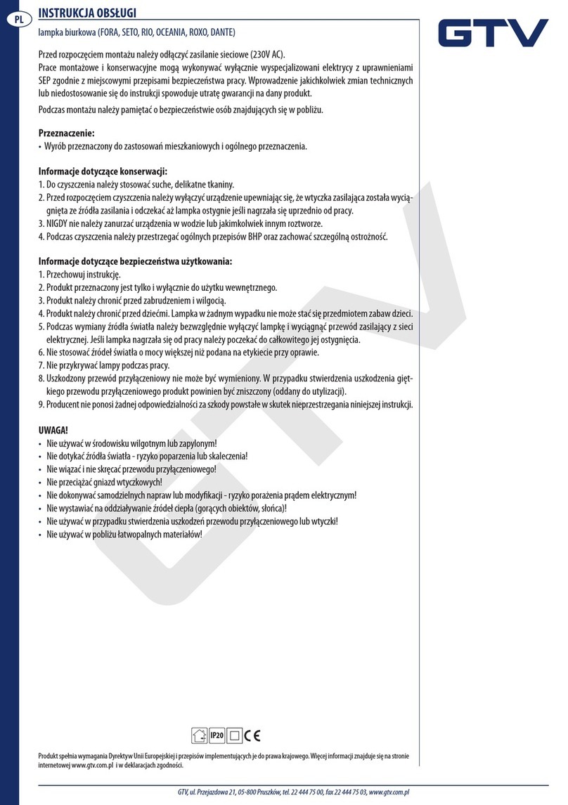 GTV FORA User manual