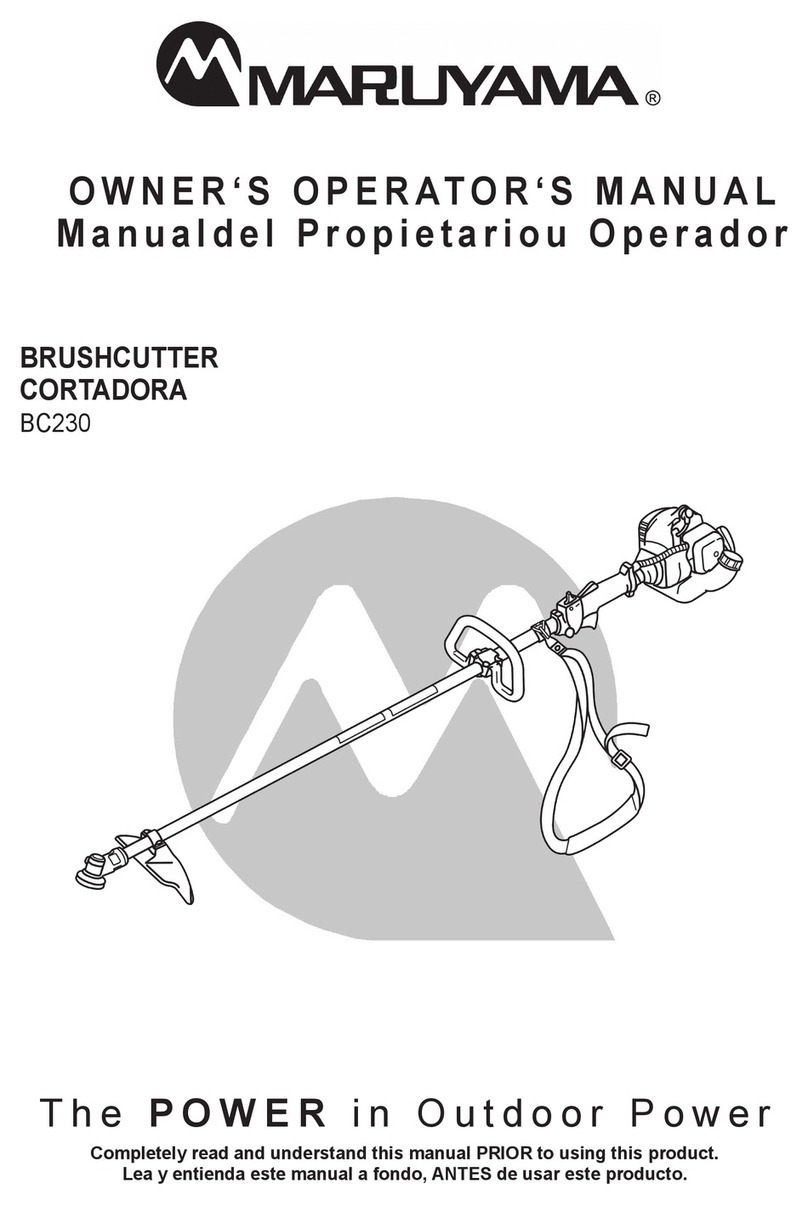 Maruyama BC230 Owner's manual