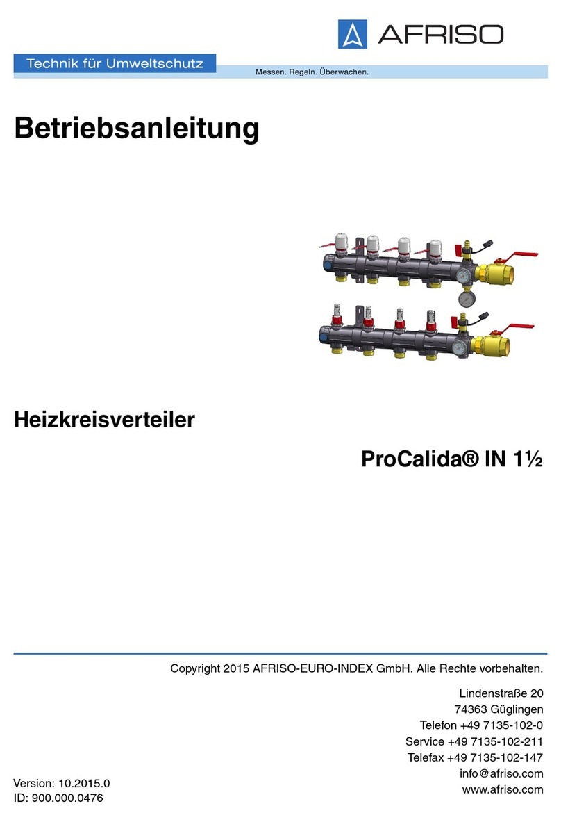 Afriso EURO-INDEX ProCalida IN 1 1/2 operating instructions
