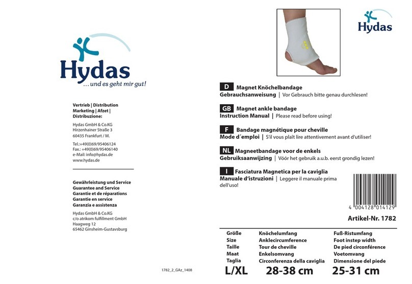 Hydas 1782 instruction manual