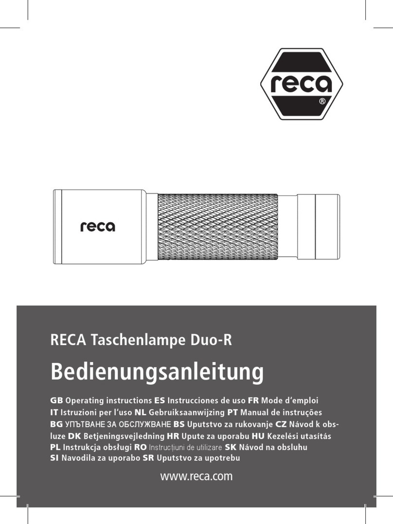 RECA Duo-R User manual