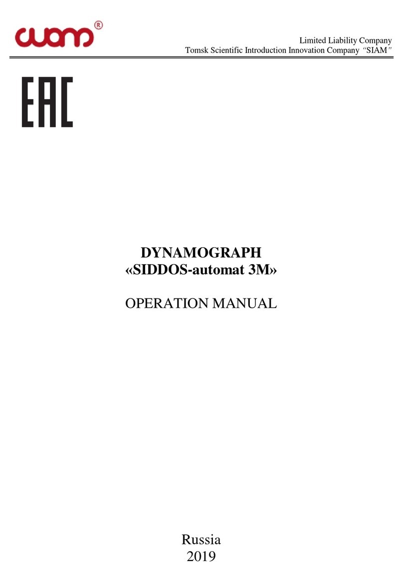 SIAM SIDDOS-automat 3M Operation manual SIAM SIDDOS-automat 3M Operation manual