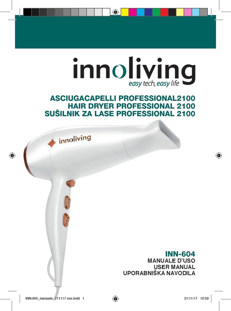 INNOLIVING PROFESSIONAL 2100 INN-604 user manual