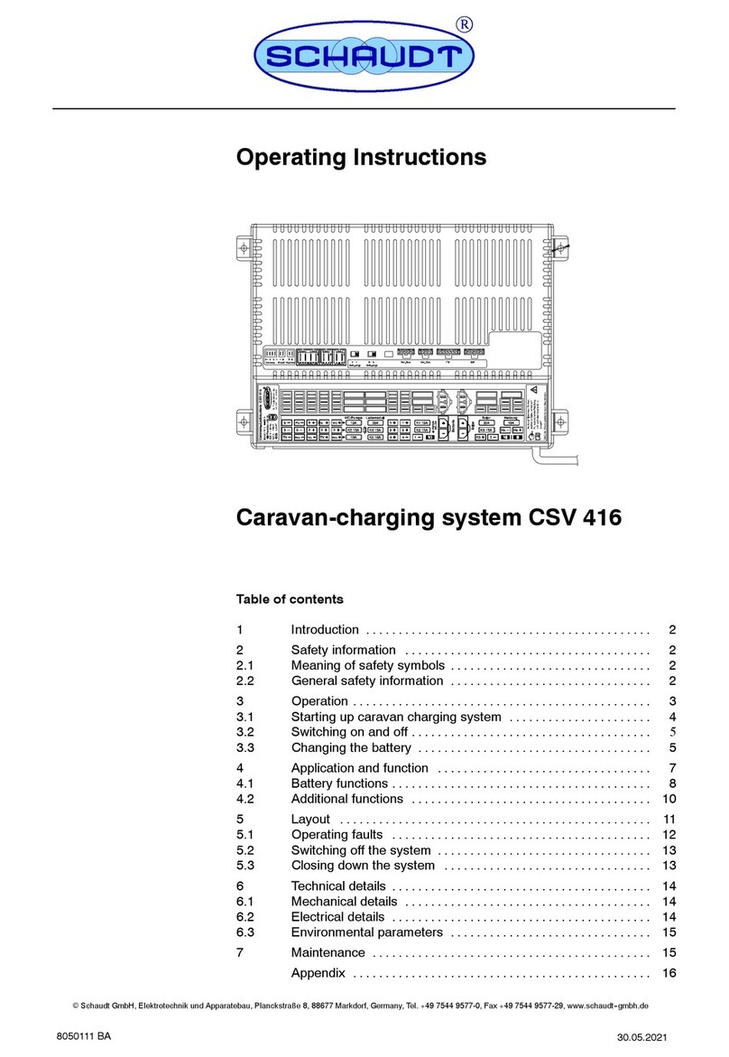 Schaudt CSV 416 operating instructions Schaudt CSV 416 operating instructions