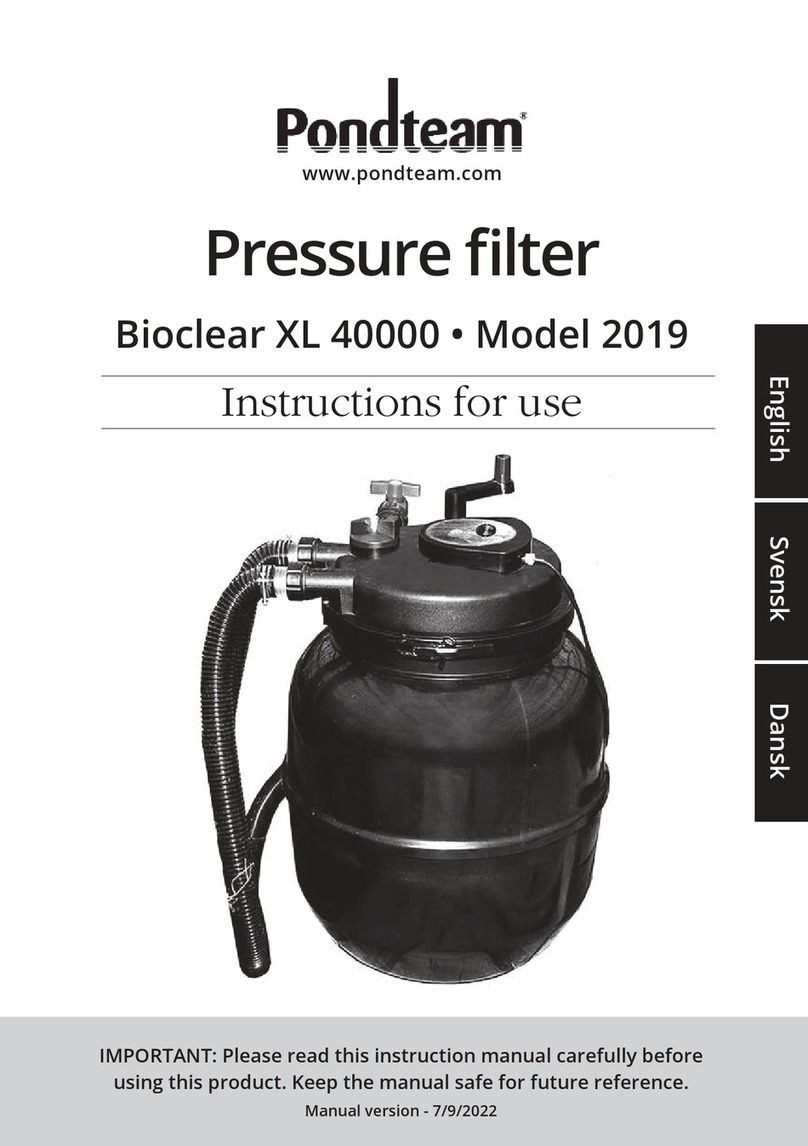 PONDTEAM Bioclear XL 40000 Instructions for use