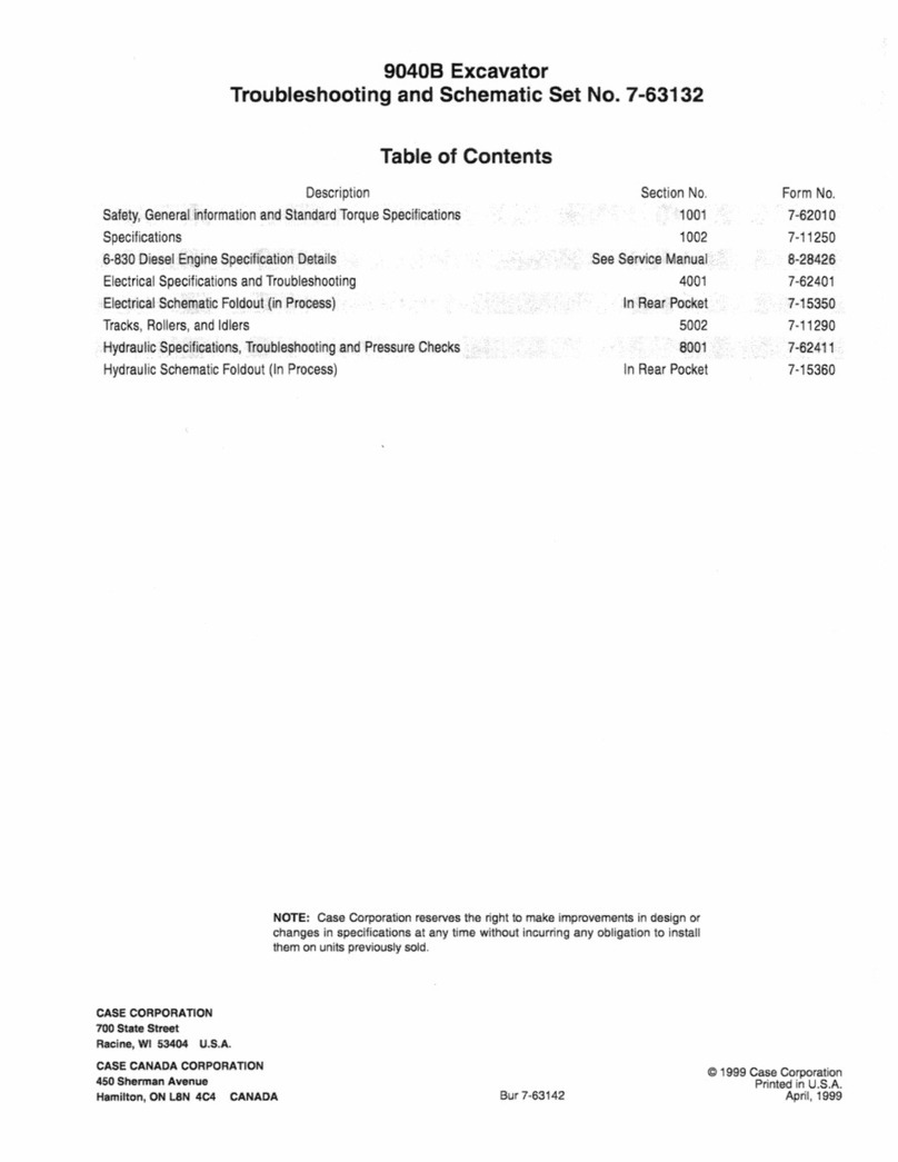 Case 9040B Operating instructions