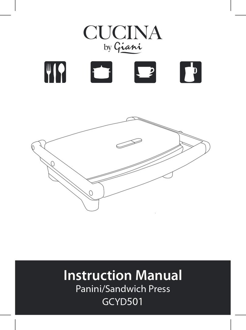 Giani Cucina GCYD501 instruction manual