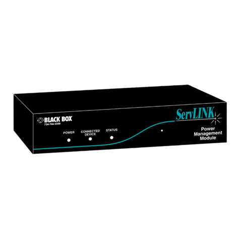 Black Box ServLINK ACRPWR User manual Black Box ServLINK ACRPWR User manual
