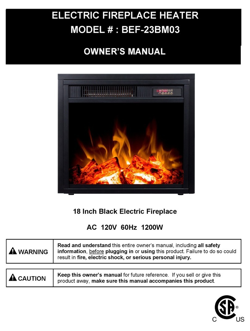 Heartland BEF-23BM03 owner's manual