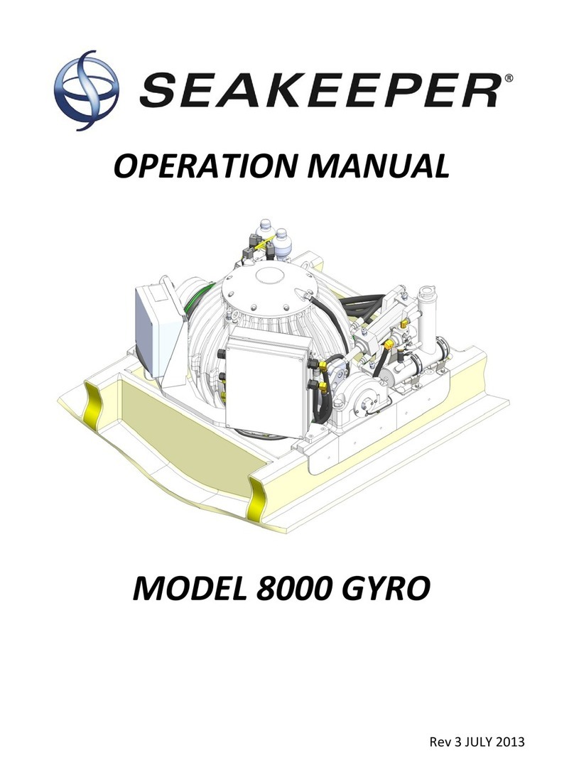 Seakeeper 8000 GYRO Operation manual