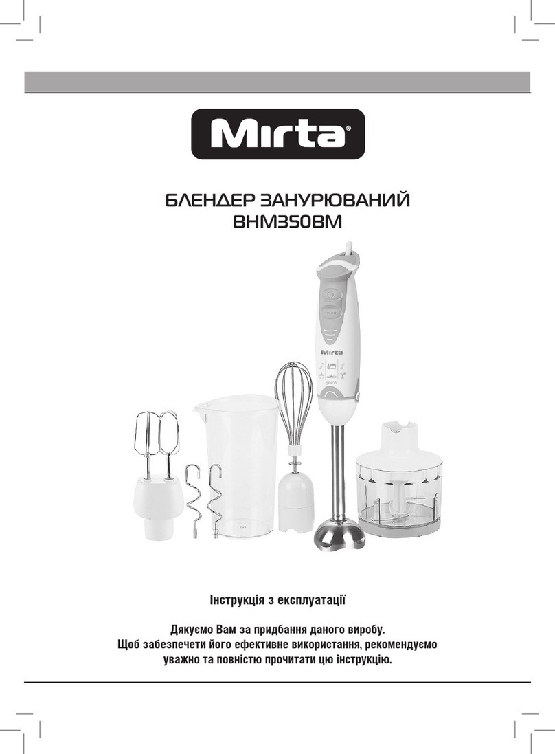Mirta BHM350BM operating instructions