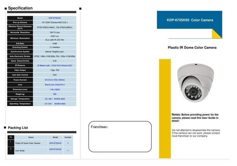 Sony KDP-673SH20 User manual Sony KDP-673SH20 User manual