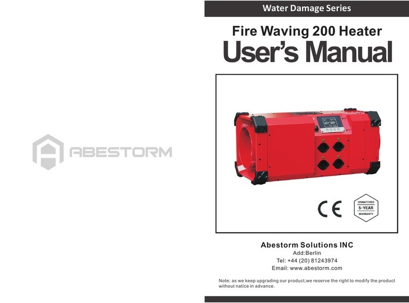 Abestorm Water Damage Series user manual