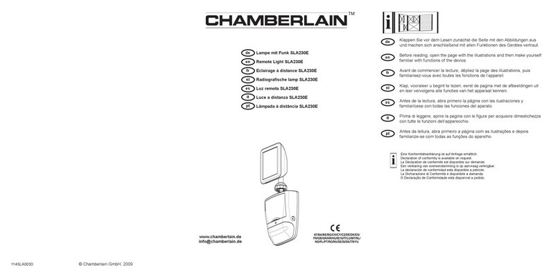Chamberlain SLA230E manual