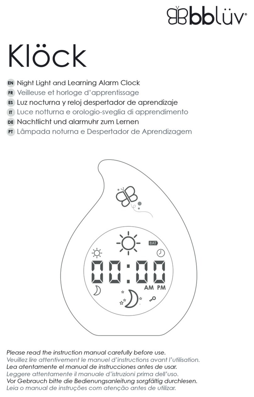 bbluv Klock manual