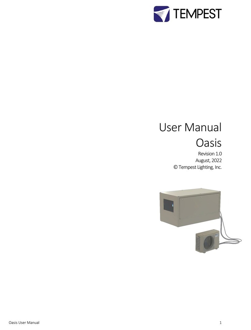 Tempest Oasis user manual