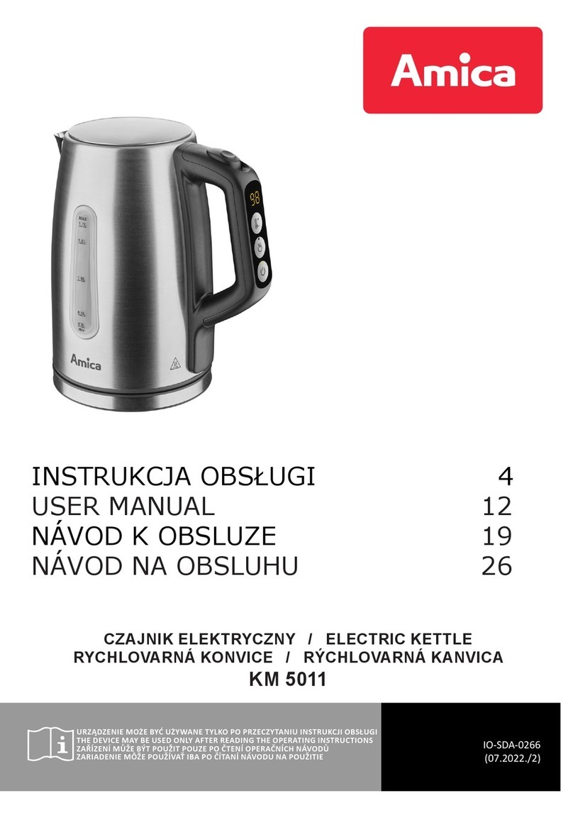 Amica KM 5011 User manual Amica KM 5011 User manual