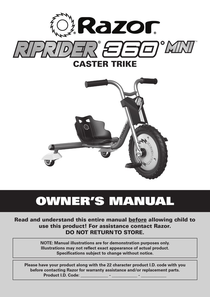Razor RIPRIDER 360 MINI User manual