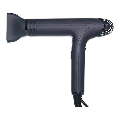BIO IONIC SMART X ZDRYERHECMPCT operating instructions