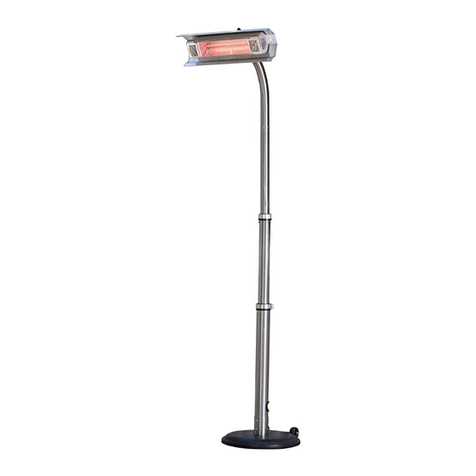 Firesense Mojave Sun IR MS-1500WOIRPH Assembly instructions
