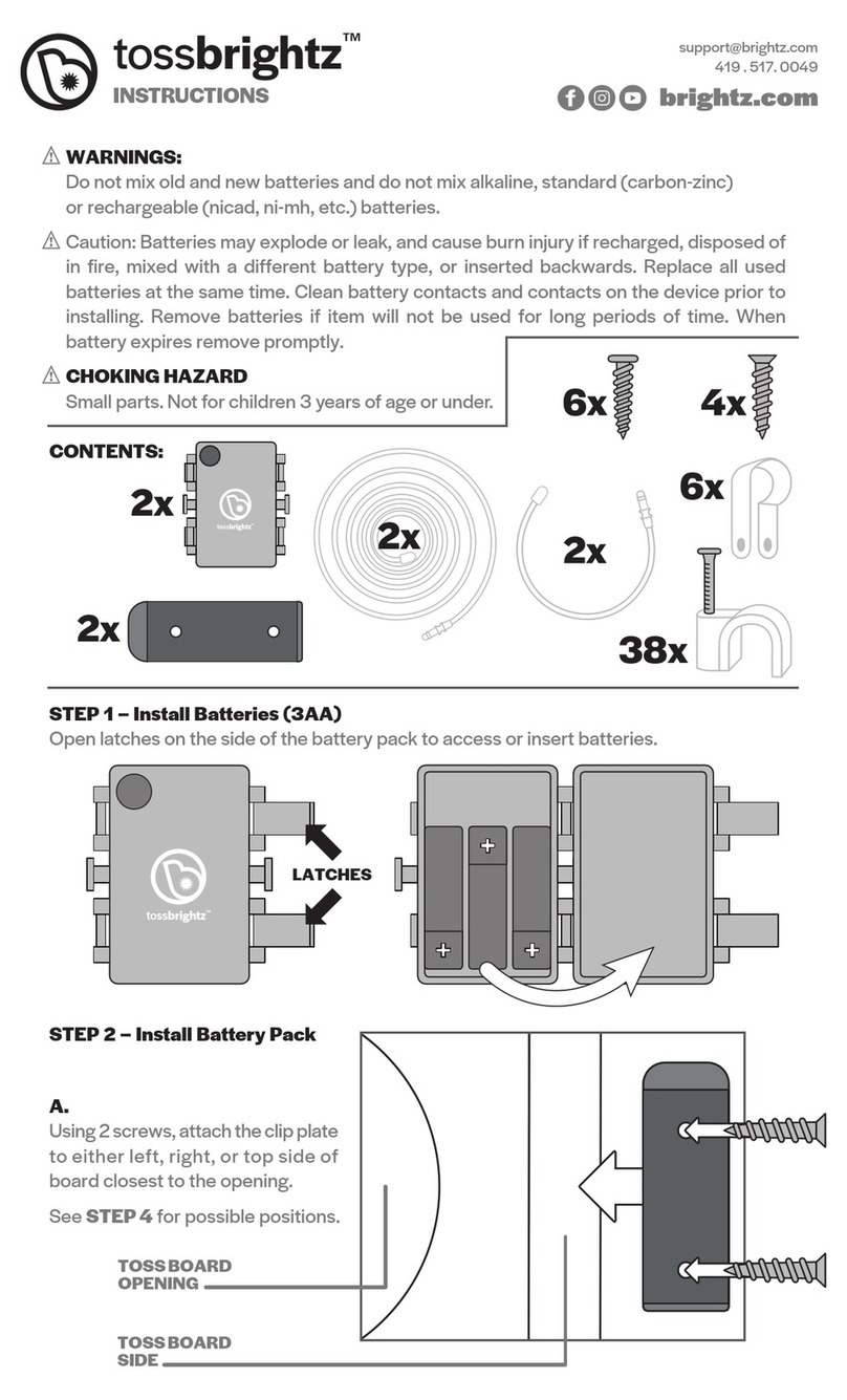 Brightz tossbrightz instructions Brightz tossbrightz instructions