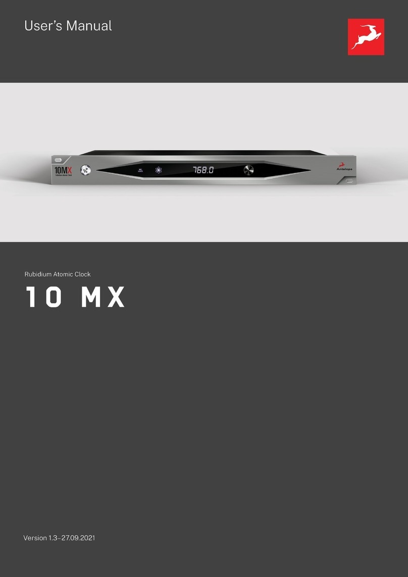 Antelope 10MX User manual