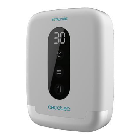 cecotec TOTALPURE 2000 OZONE instruction manual