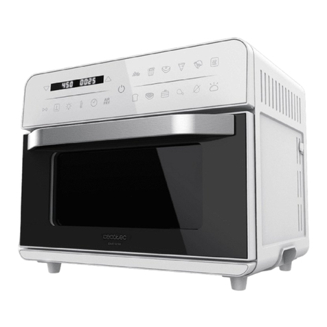 cecotec BAKE&FRY 2500 TOUCH instruction manual