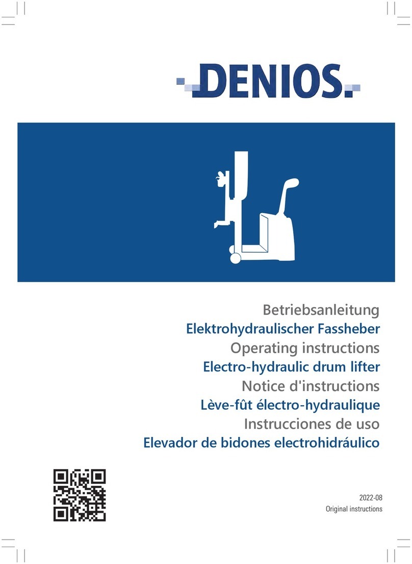 Denios VH-WSC Series operating instructions