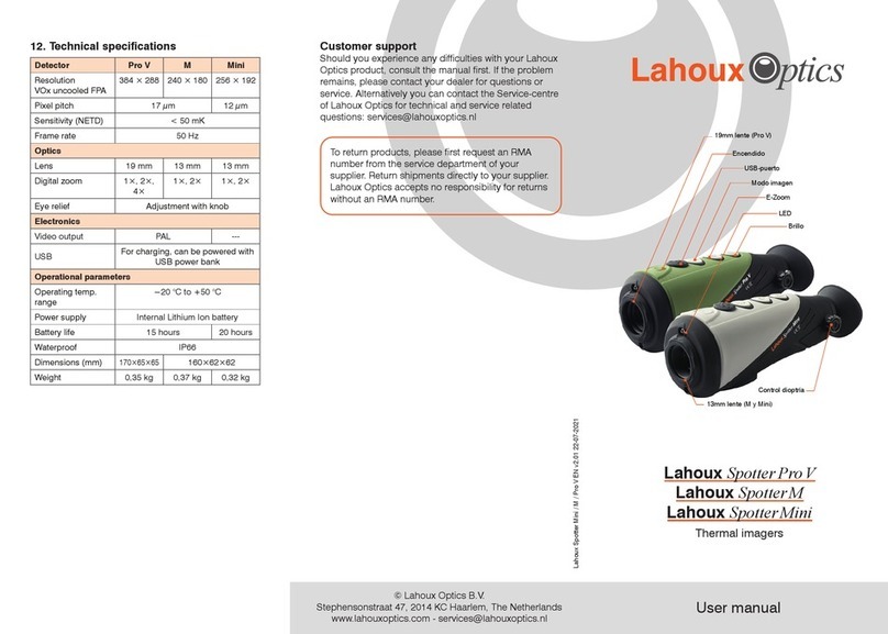 Lahoux Optics Spotter Pro V user manual