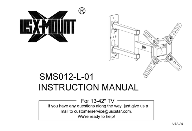 USX-MOUNT SMS012-L-01 instruction manual
