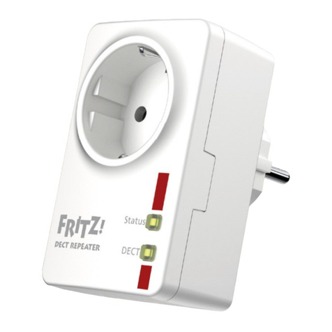 AVM FRITZ DECT Repeater 100 Operating instructions
